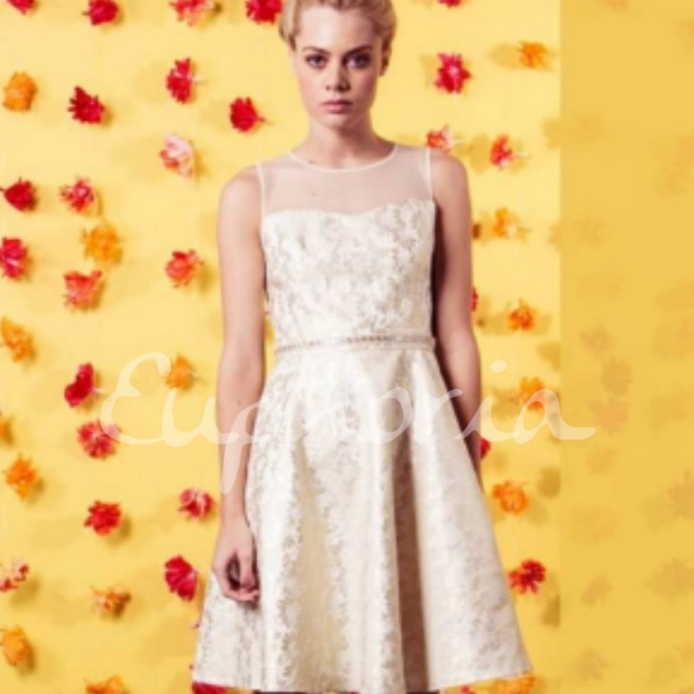 Cream Lace Dress